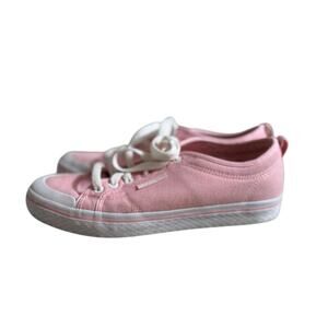 Adidas sneakers Honey pink low top lace up canvas comfort tennis shoe Sz 8.5